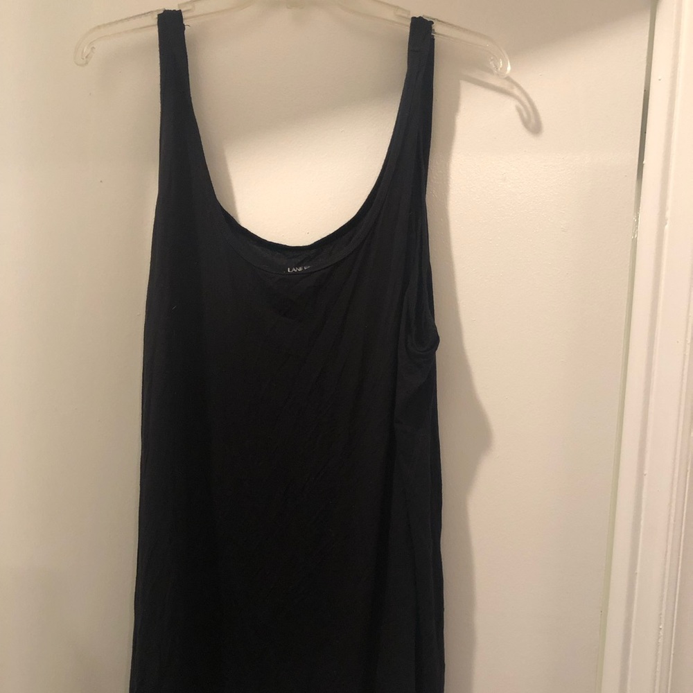 Flowy black tank
